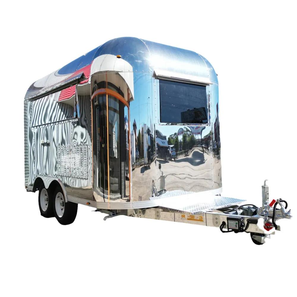 Stainless steel food trailer